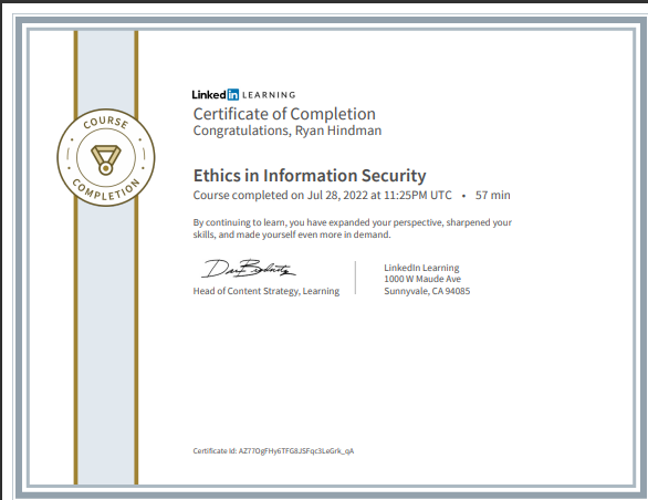 Ethics in Information Security